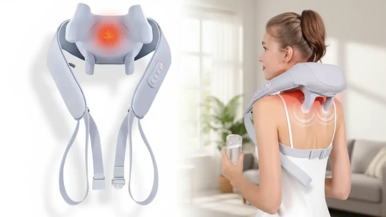 shiatsu neck and shoulder massager wireless or wired