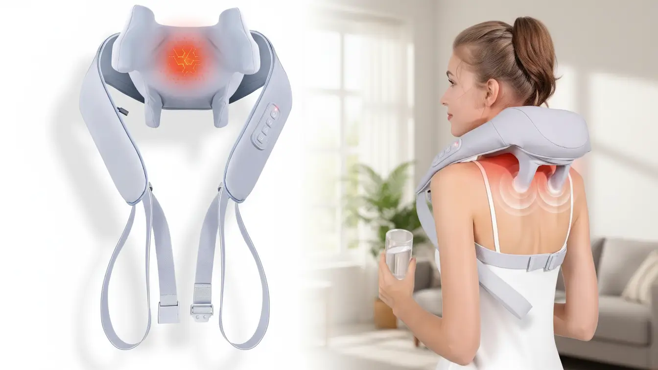 shiatsu neck and shoulder massager wireless or wired
