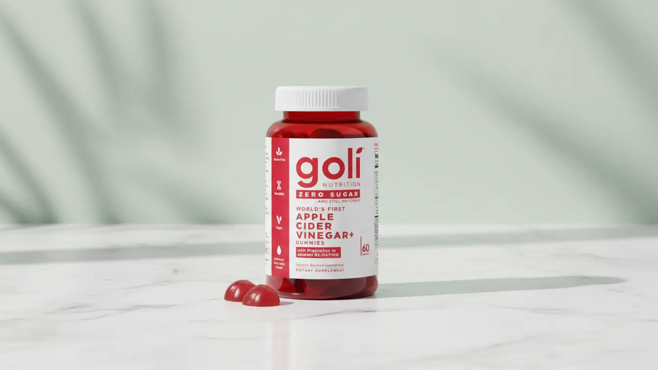 Goli Zero Sugar Apple Cider Vinegar Gummies